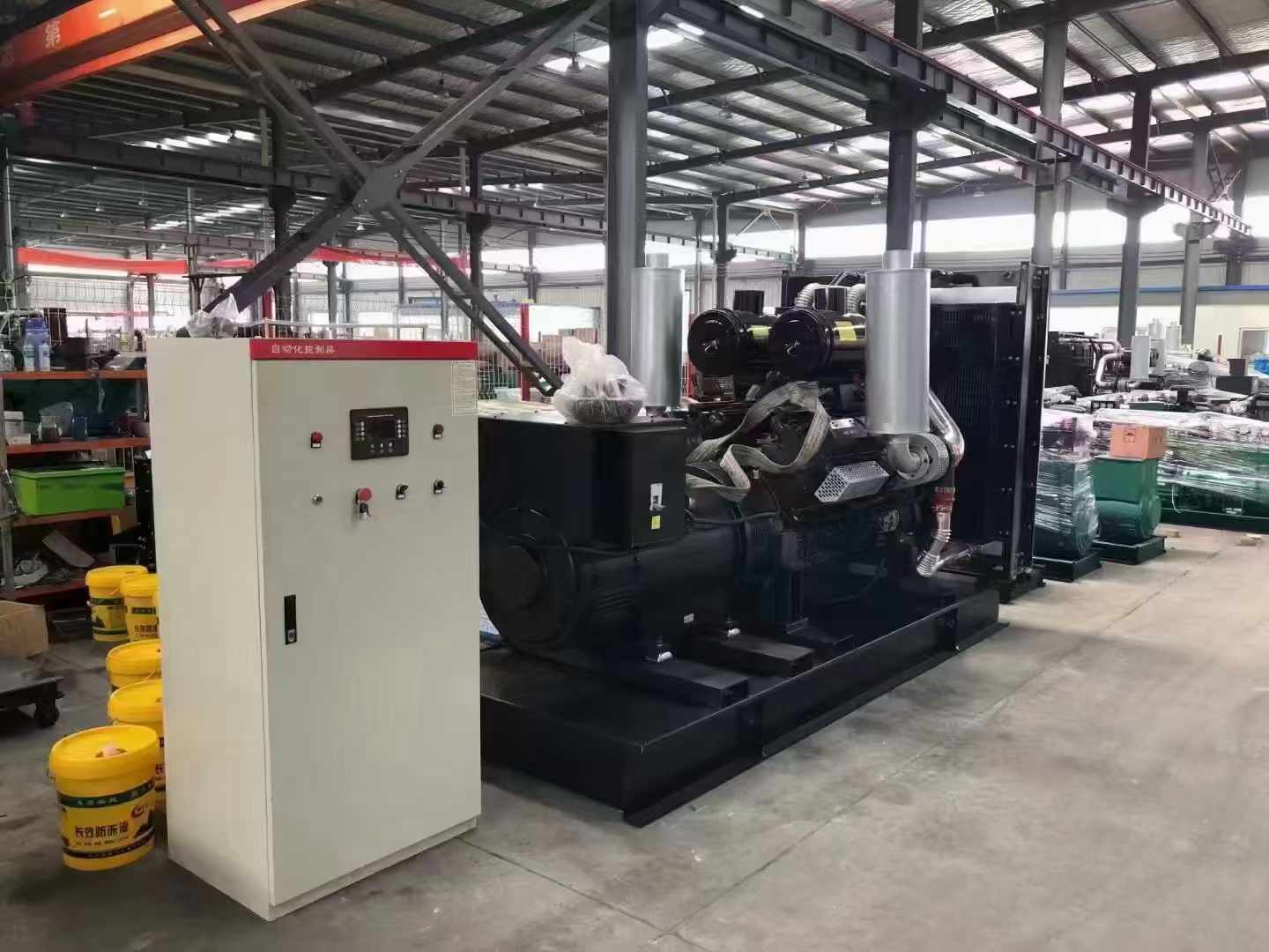锦州柴油发电机组负载测试时，若出现异常运行状态应如何处理？